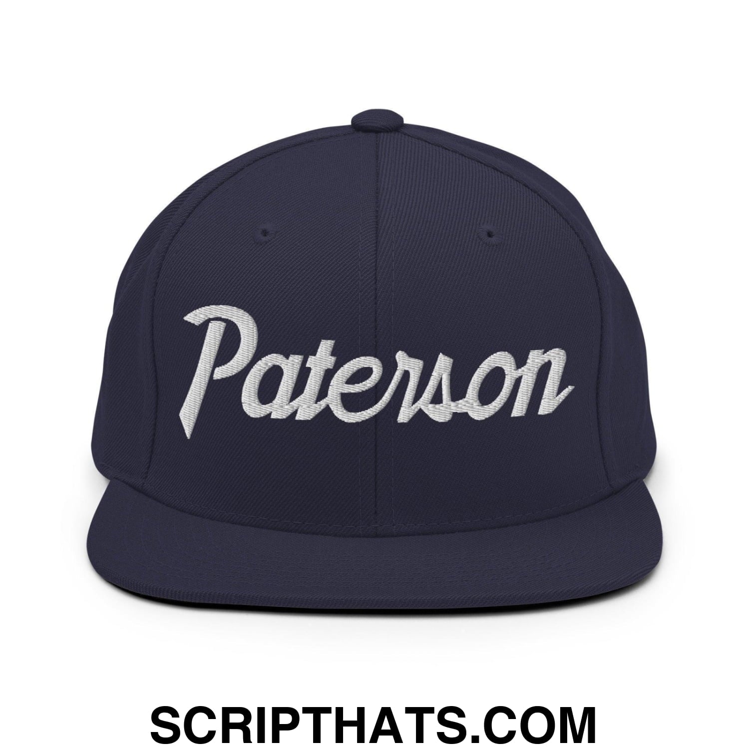 Paterson Script Snapback Hat Navy