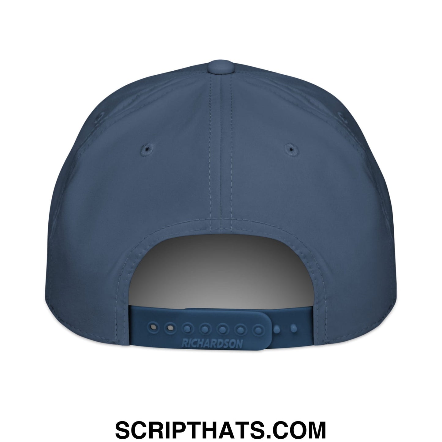 Peach Embroidered Classic Golf Rope Hat Light Blue White