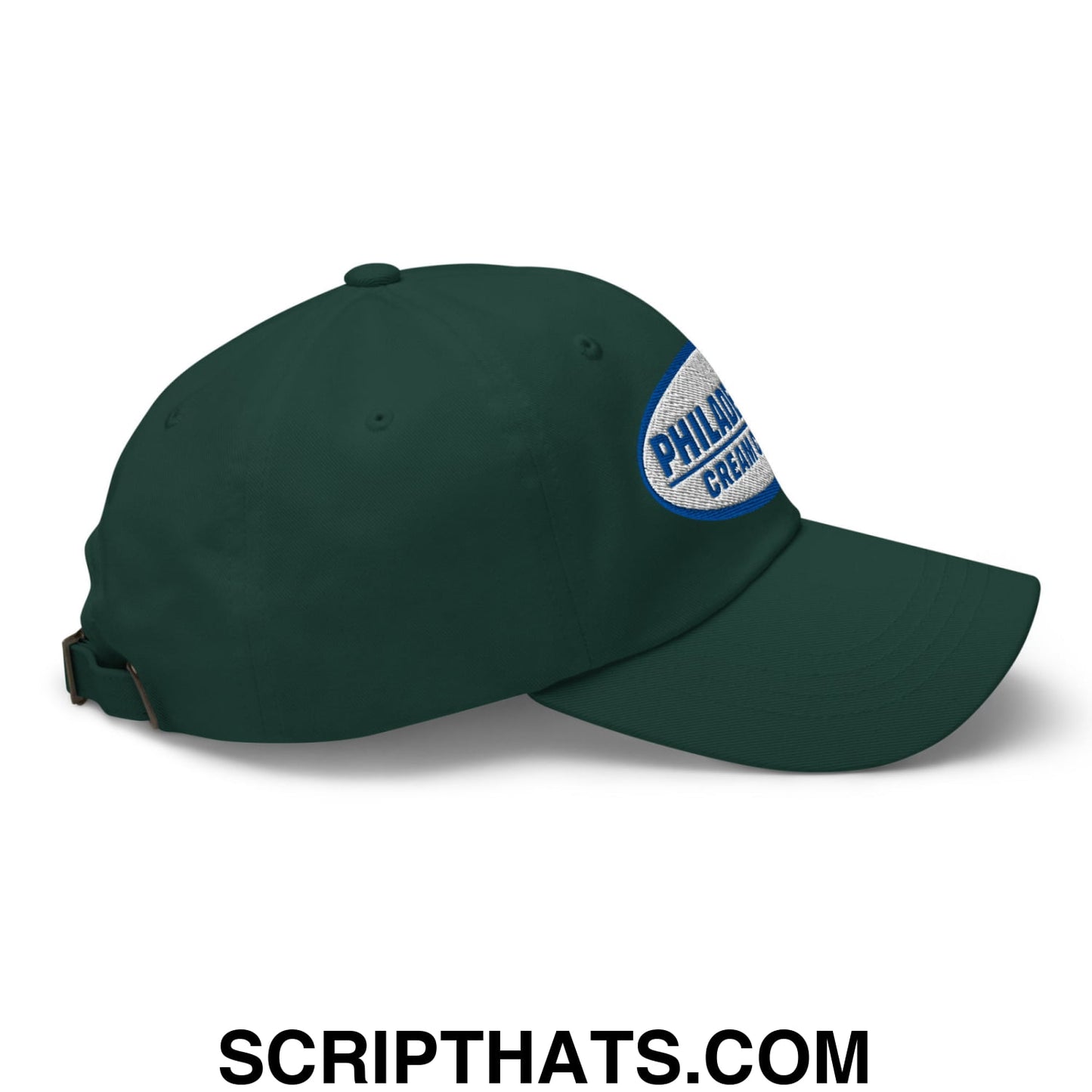Philadelphia Cream Cheese Embroidered Unstructured Dad Hat Spruce