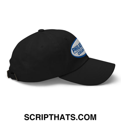 Philadelphia Cream Cheese Embroidered Unstructured Dad Hat Black