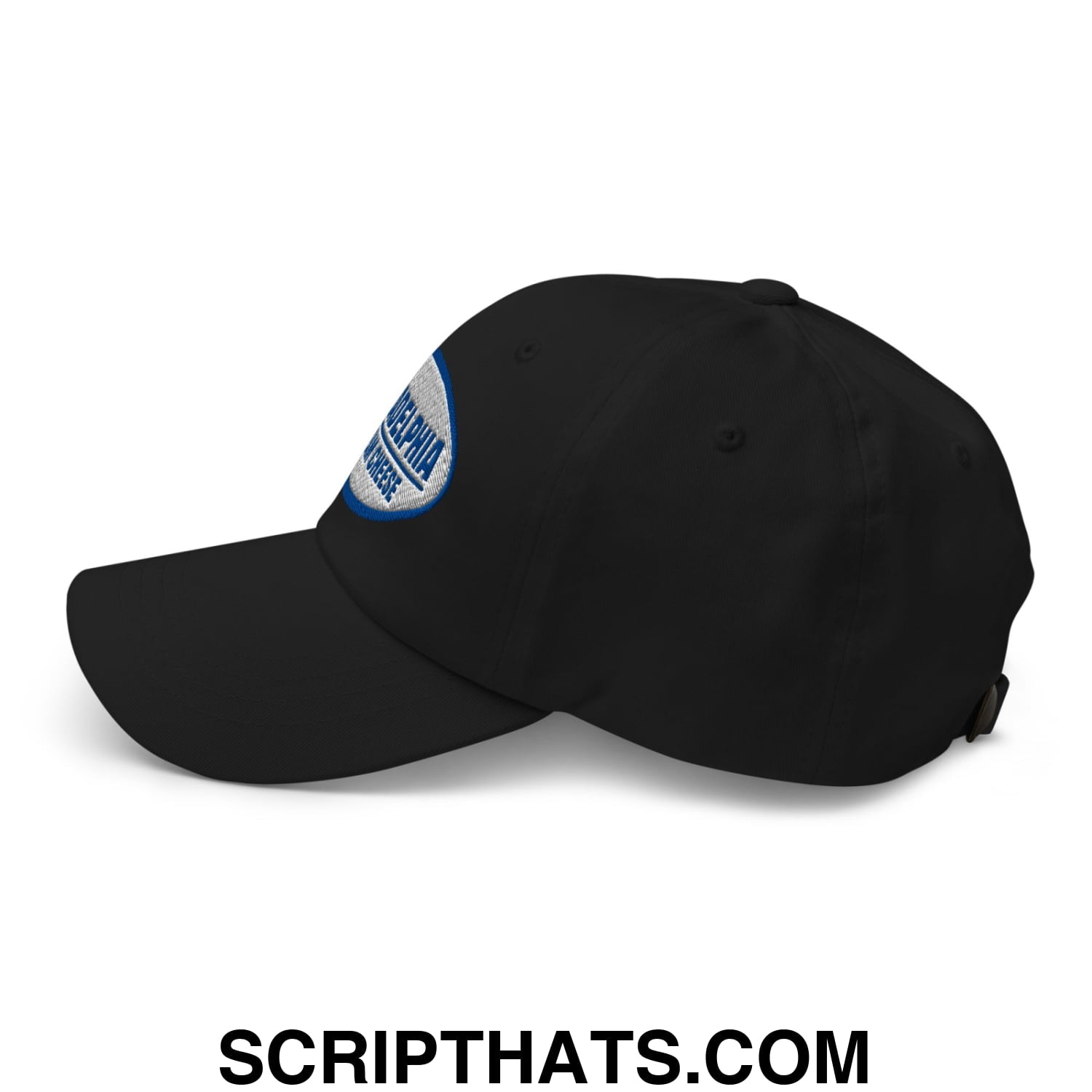 Philadelphia Cream Cheese Embroidered Unstructured Dad Hat Black