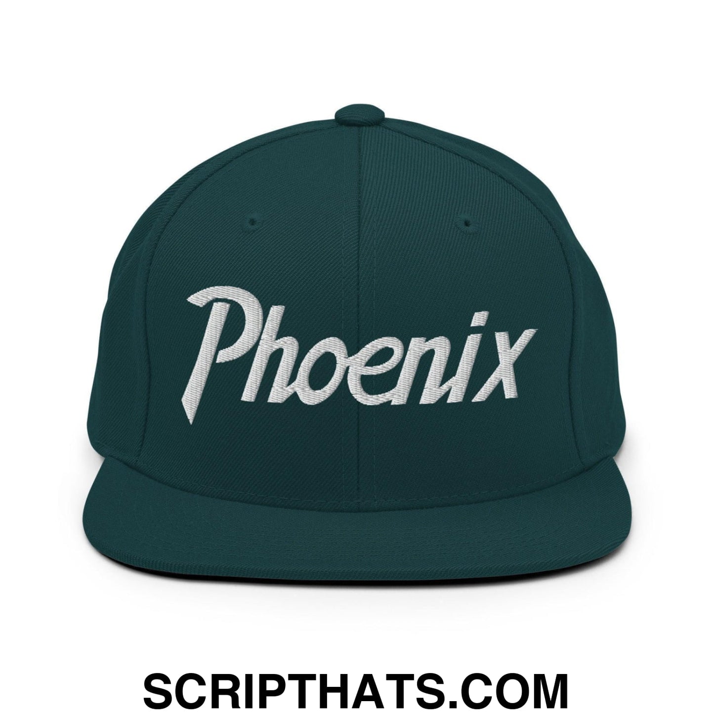 Phoenix Script Snapback Hat Spruce