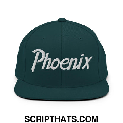 Phoenix Script Snapback Hat Spruce