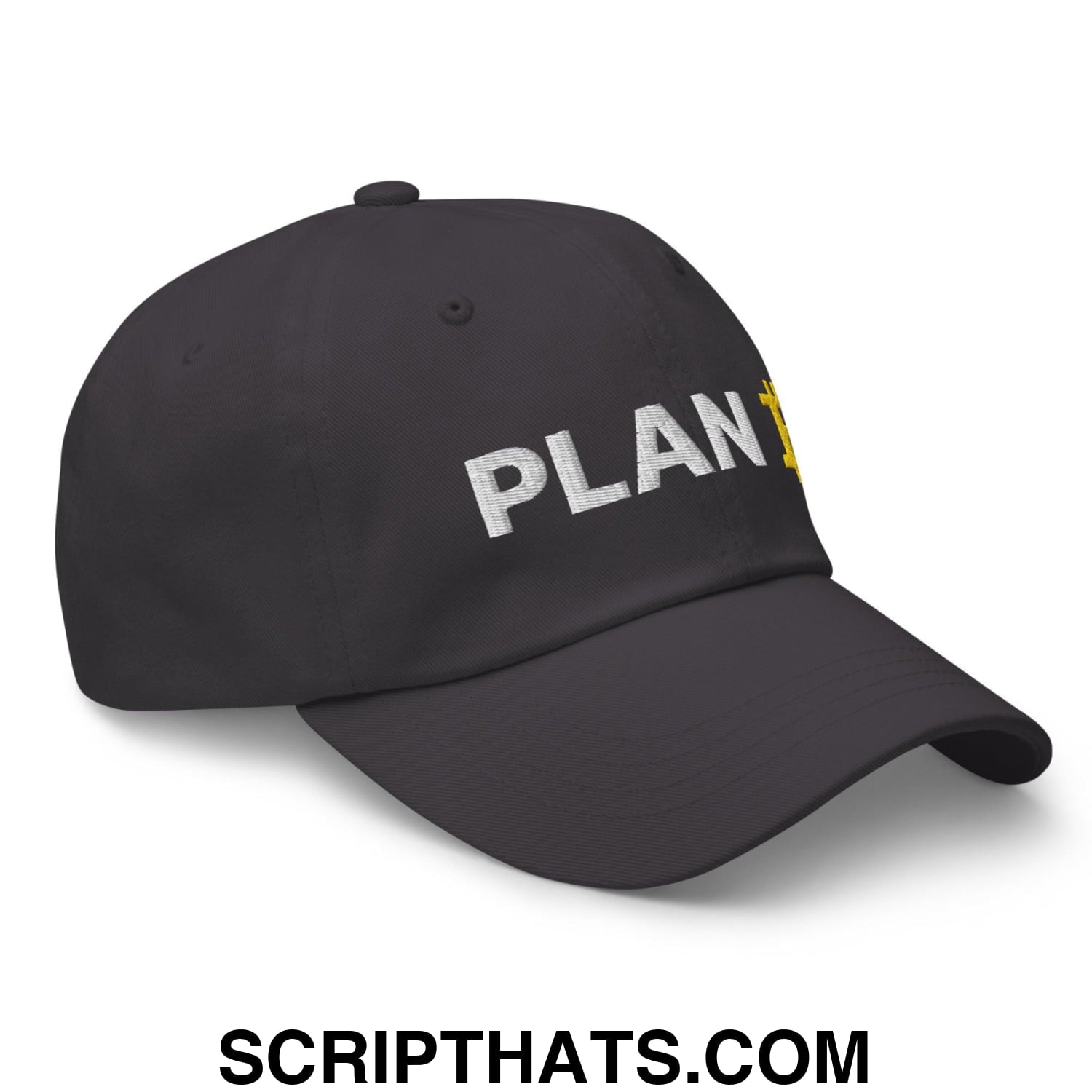 Plan Bitcoin Dad Hat Dark Grey