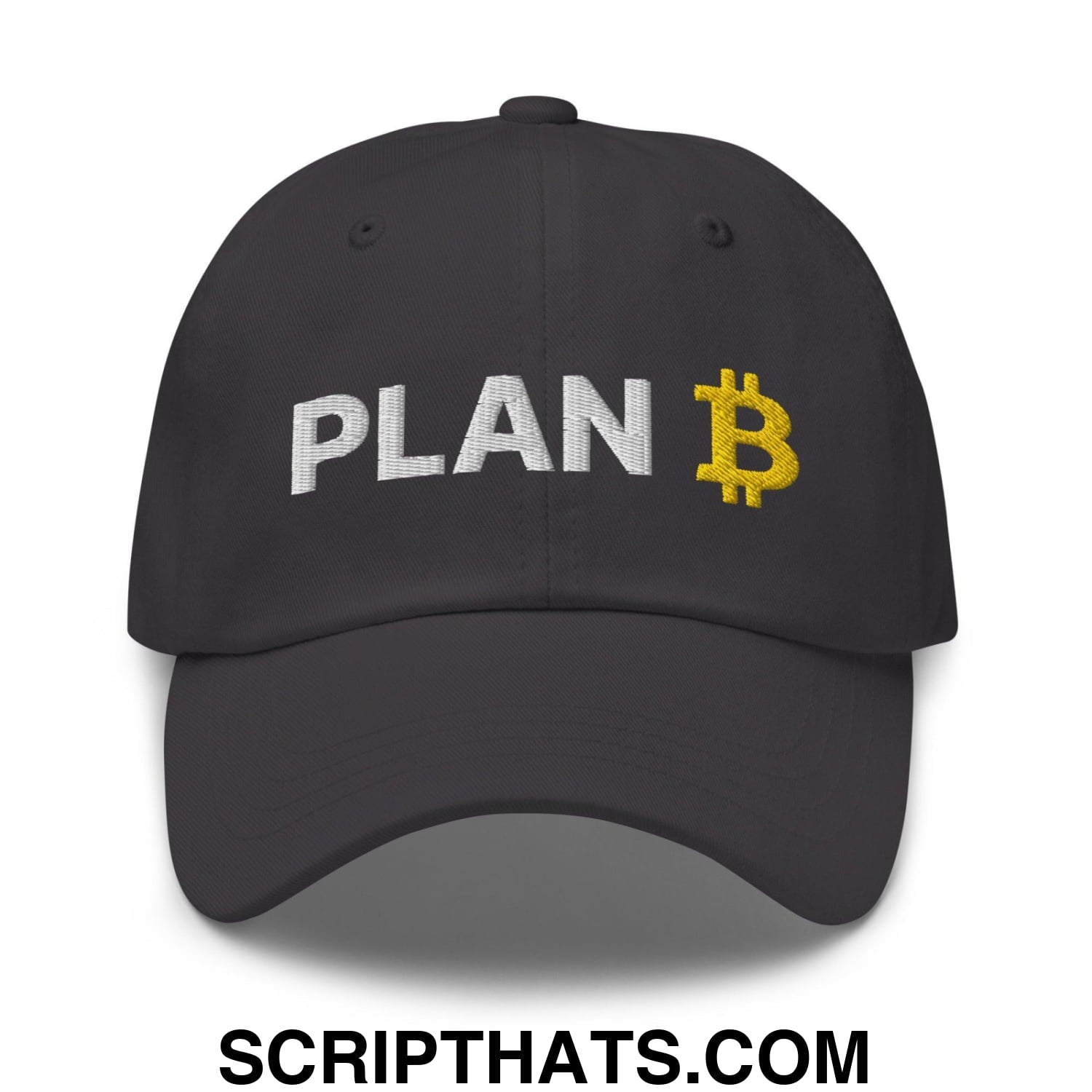 Plan Bitcoin Dad Hat Dark Grey