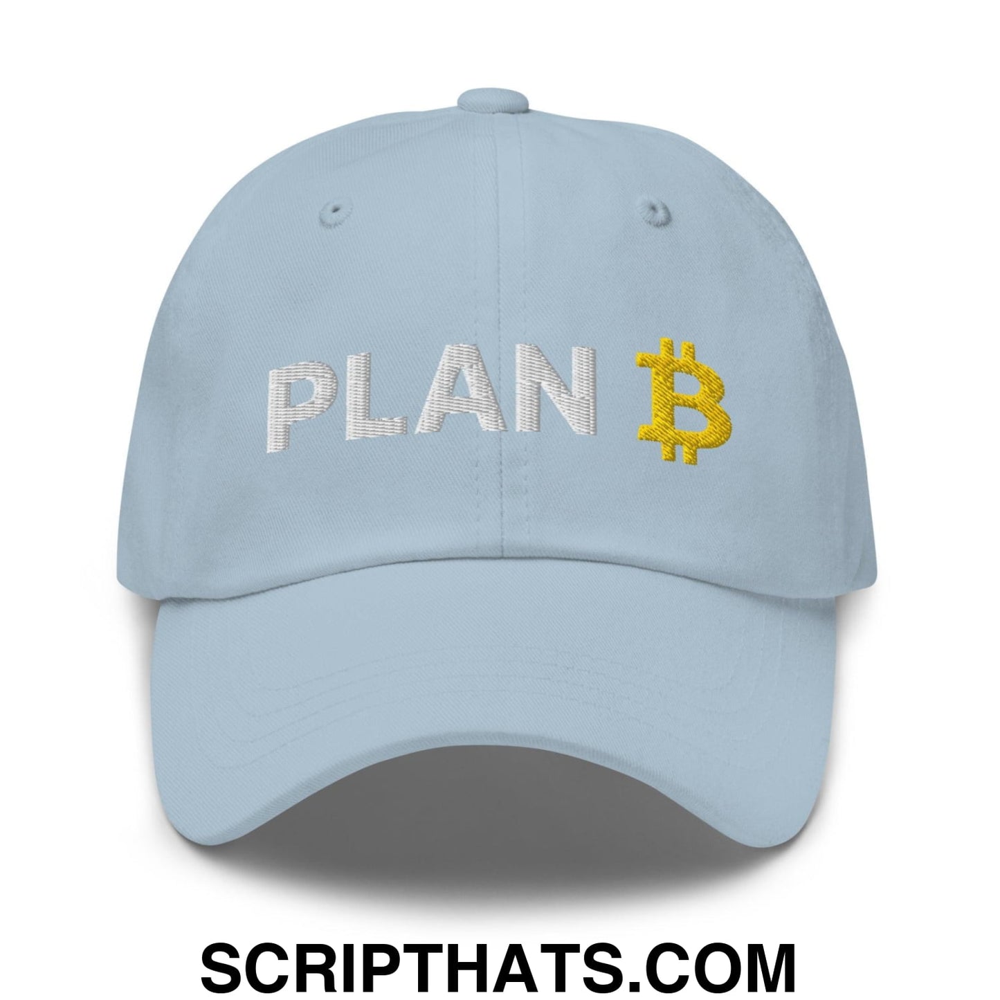 Plan Bitcoin Dad Hat Light Blue