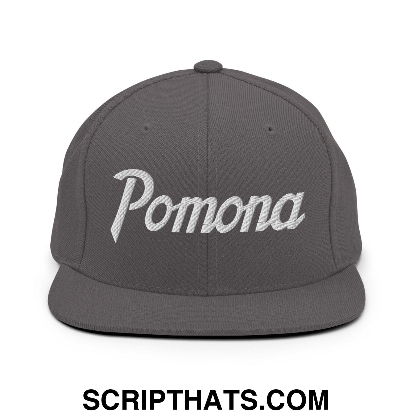 Pomona Snapback Hat Dark Grey