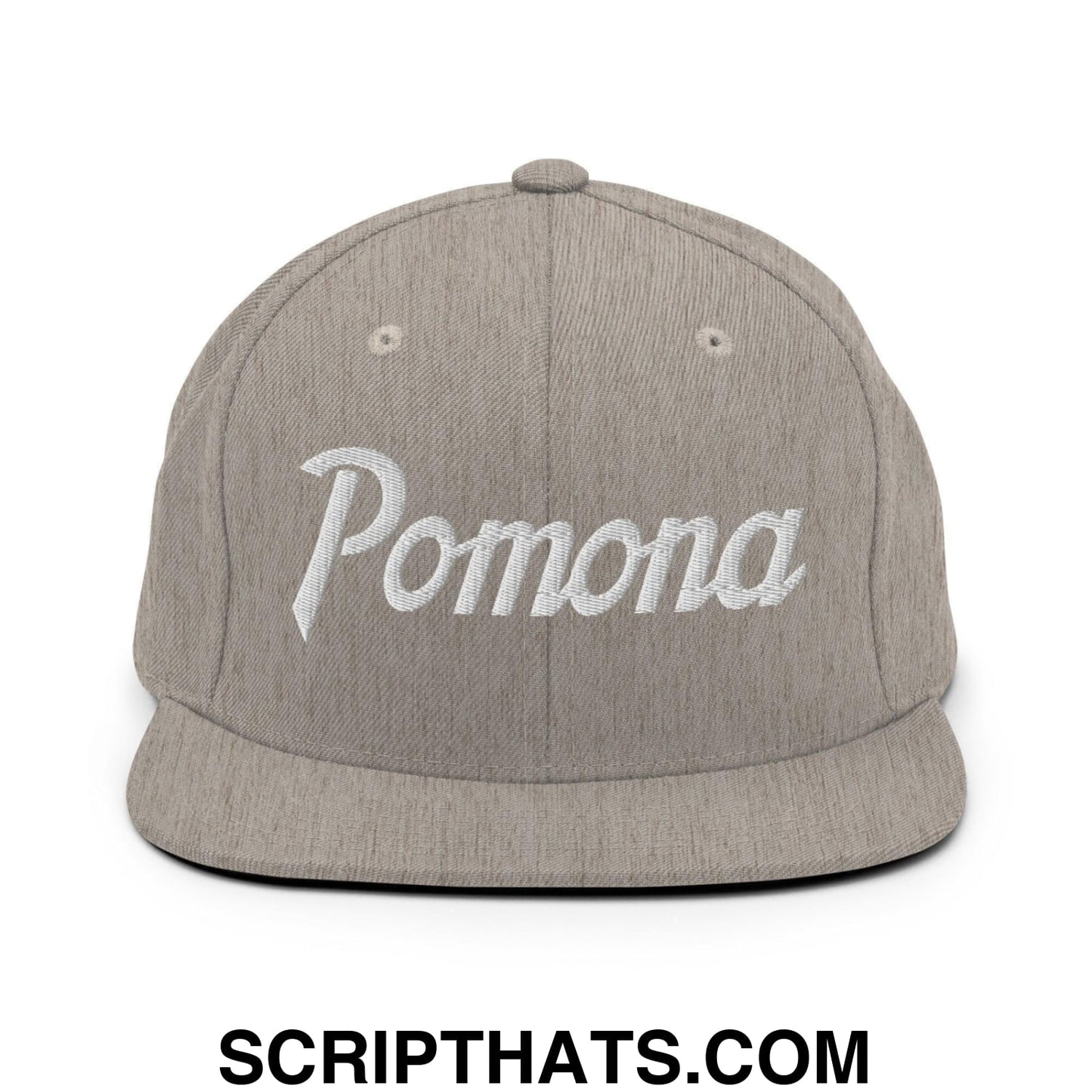 Pomona Snapback Hat Heather Grey