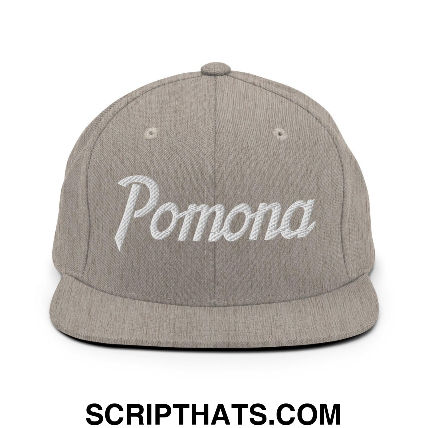 Pomona Snapback Hat Heather Grey