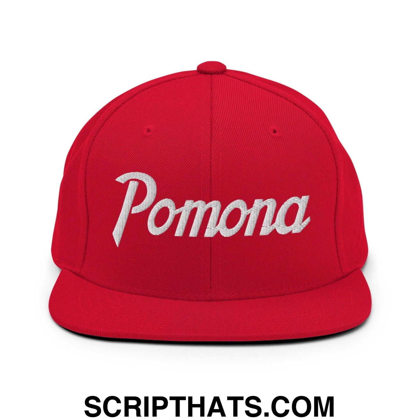 Pomona Snapback Hat Red