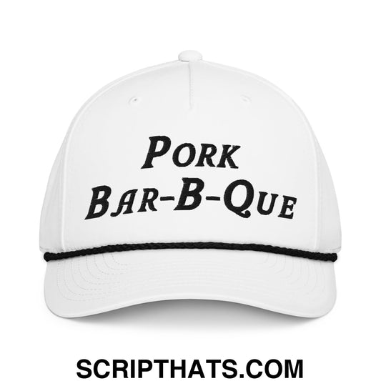 Pork Bar-B-Que Embroidered Golf Rope Hat Default Title