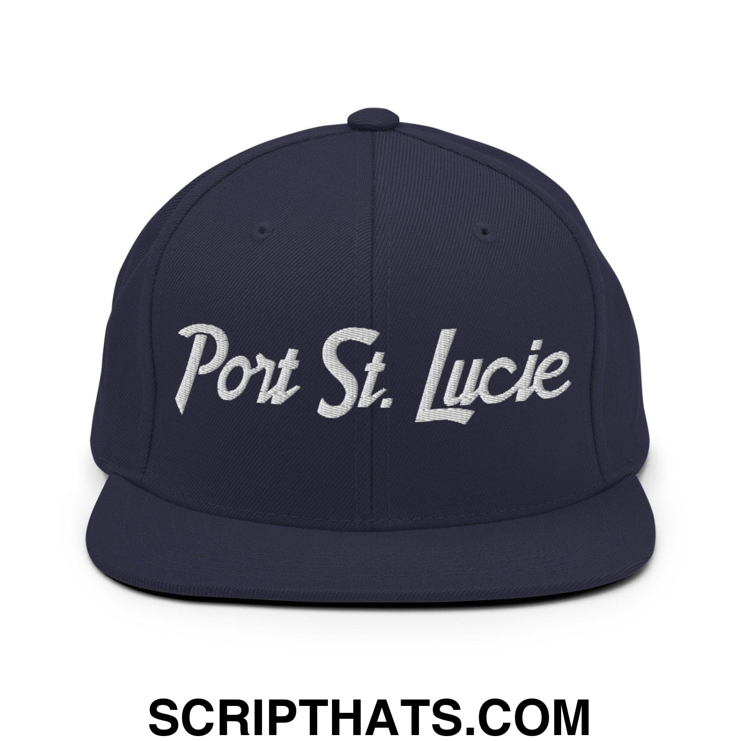 Port St. Lucie Script Snapback Hat Navy