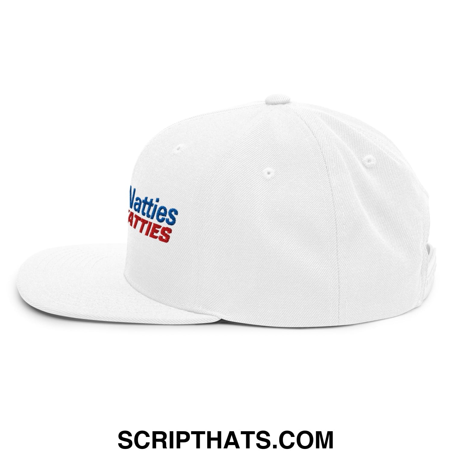 Poundin' Natties Rollin' Fatties Embroidered Flat Bill Brim Snapback Hat Default Title