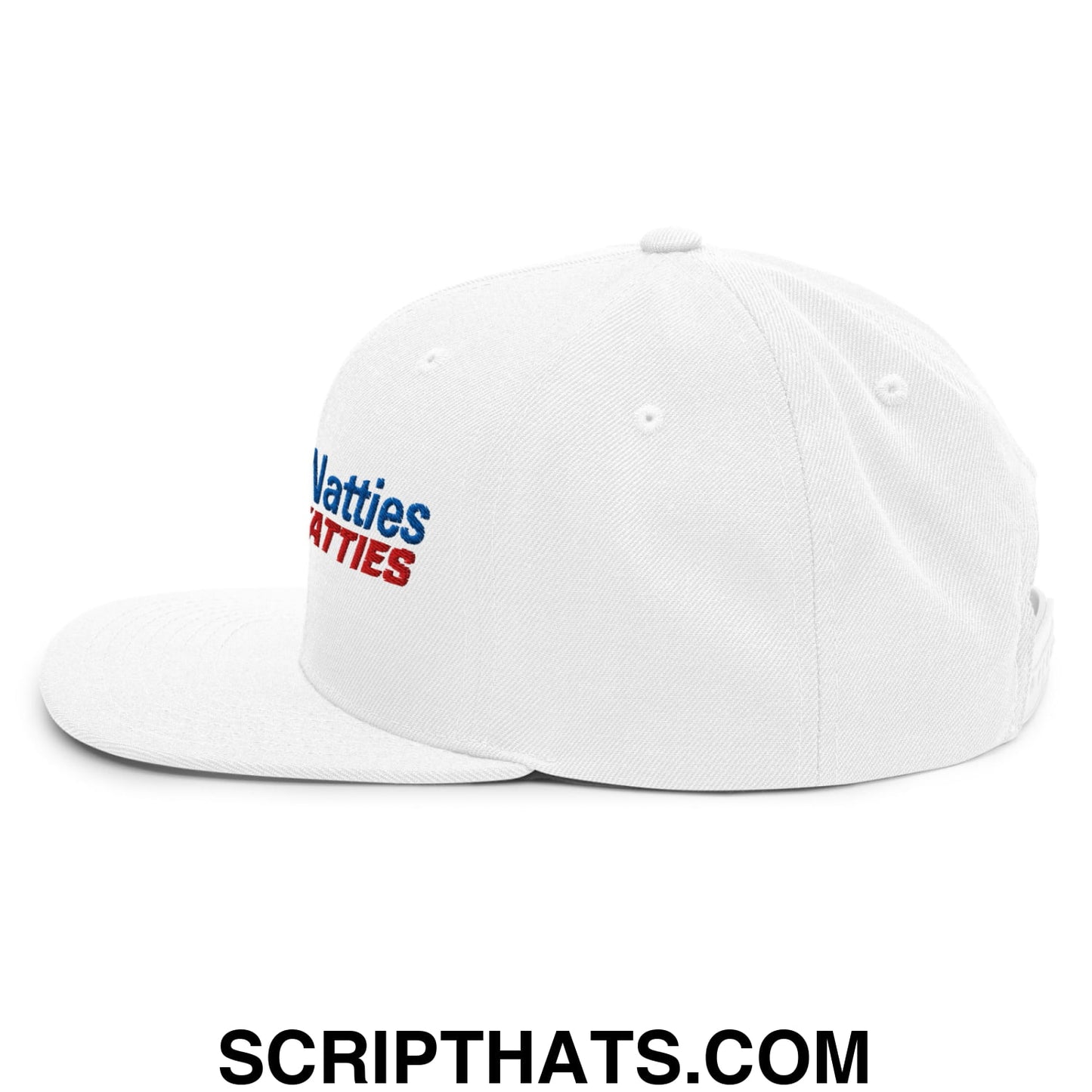 Poundin' Natties Rollin' Fatties Embroidered Flat Bill Brim Snapback Hat Default Title