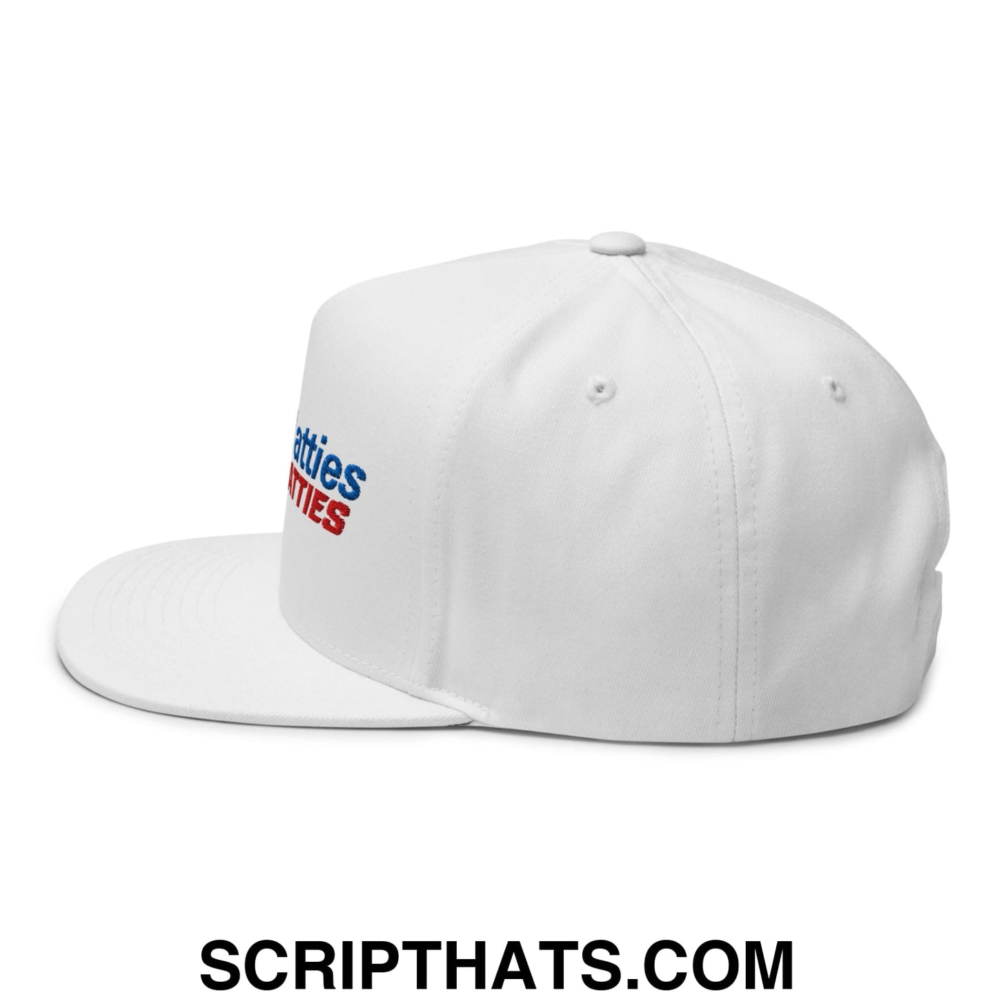 Poundin' Natties Rollin' Fatties Embroidered Flat Brim Bill 5 Panel Snapback Hat Default Title