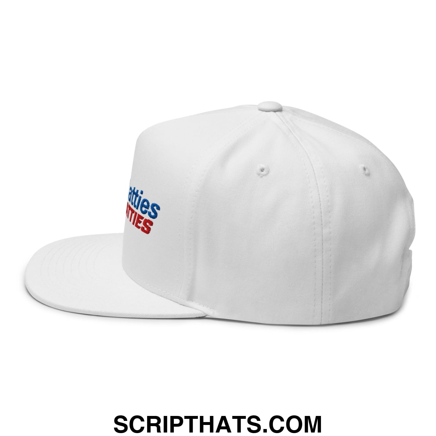 Poundin' Natties Rollin' Fatties Embroidered Flat Brim Bill 5 Panel Snapback Hat Default Title