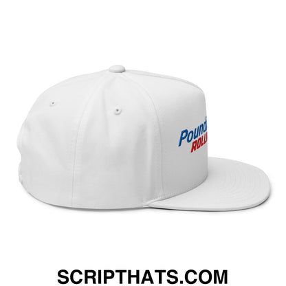 Poundin' Natties Rollin' Fatties Embroidered Flat Brim Bill 5 Panel Snapback Hat Default Title