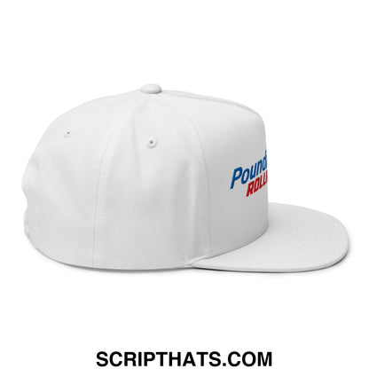 Poundin' Natties Rollin' Fatties Embroidered Flat Brim Bill 5 Panel Snapback Hat Default Title