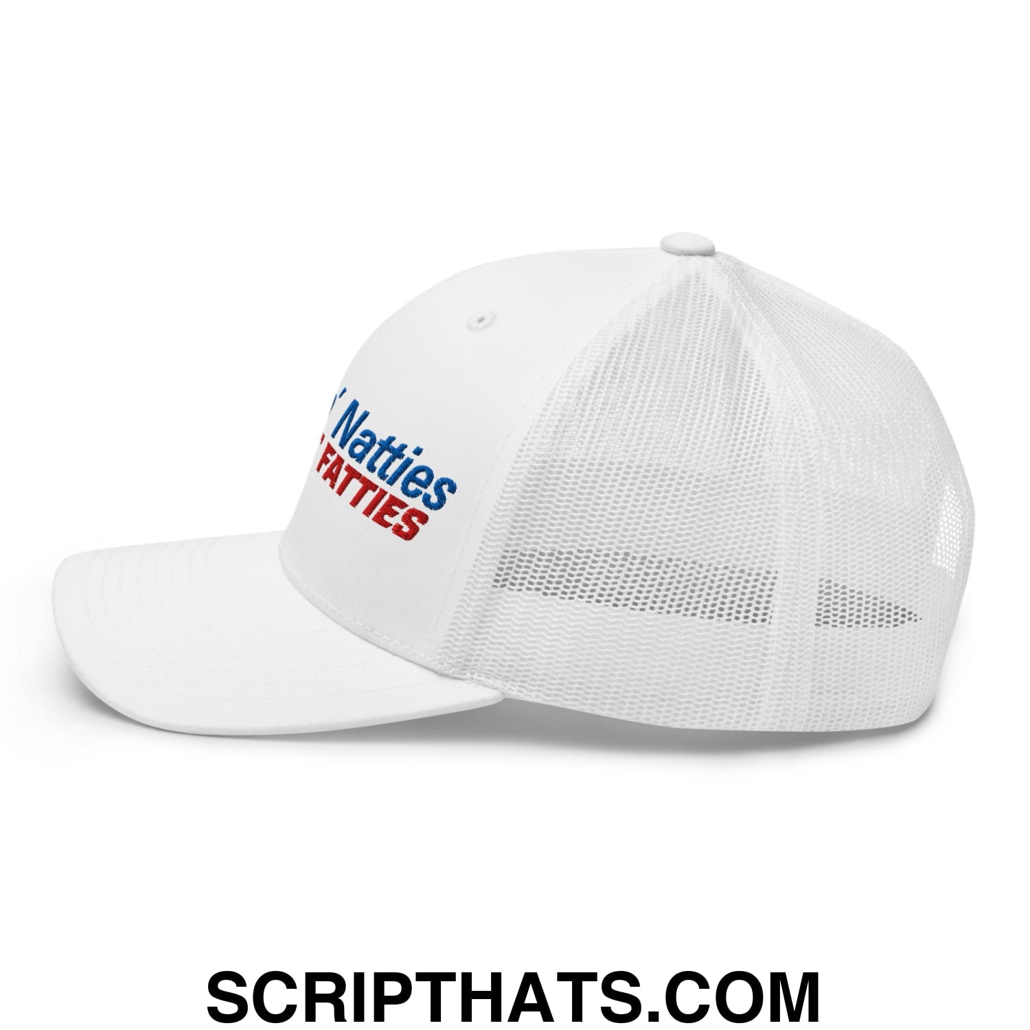 Poundin' Natties Rollin' Fatties Embroidered Mesh Trucker Hat Default Title
