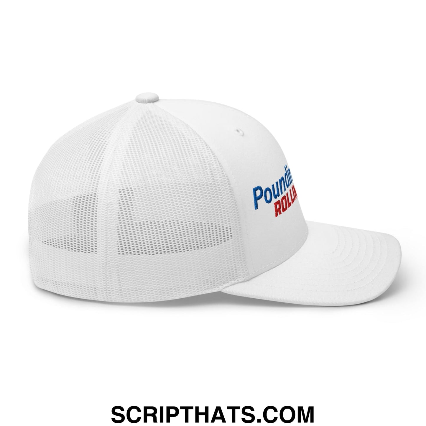 Poundin' Natties Rollin' Fatties Embroidered Mesh Trucker Hat Default Title