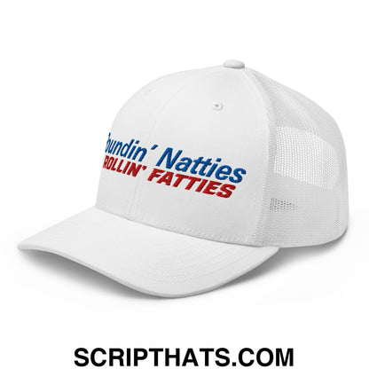 Poundin' Natties Rollin' Fatties Embroidered Mesh Trucker Hat Default Title