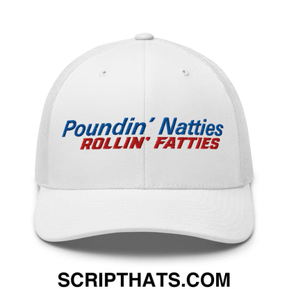 Poundin' Natties Rollin' Fatties Embroidered Mesh Trucker Hat Default Title