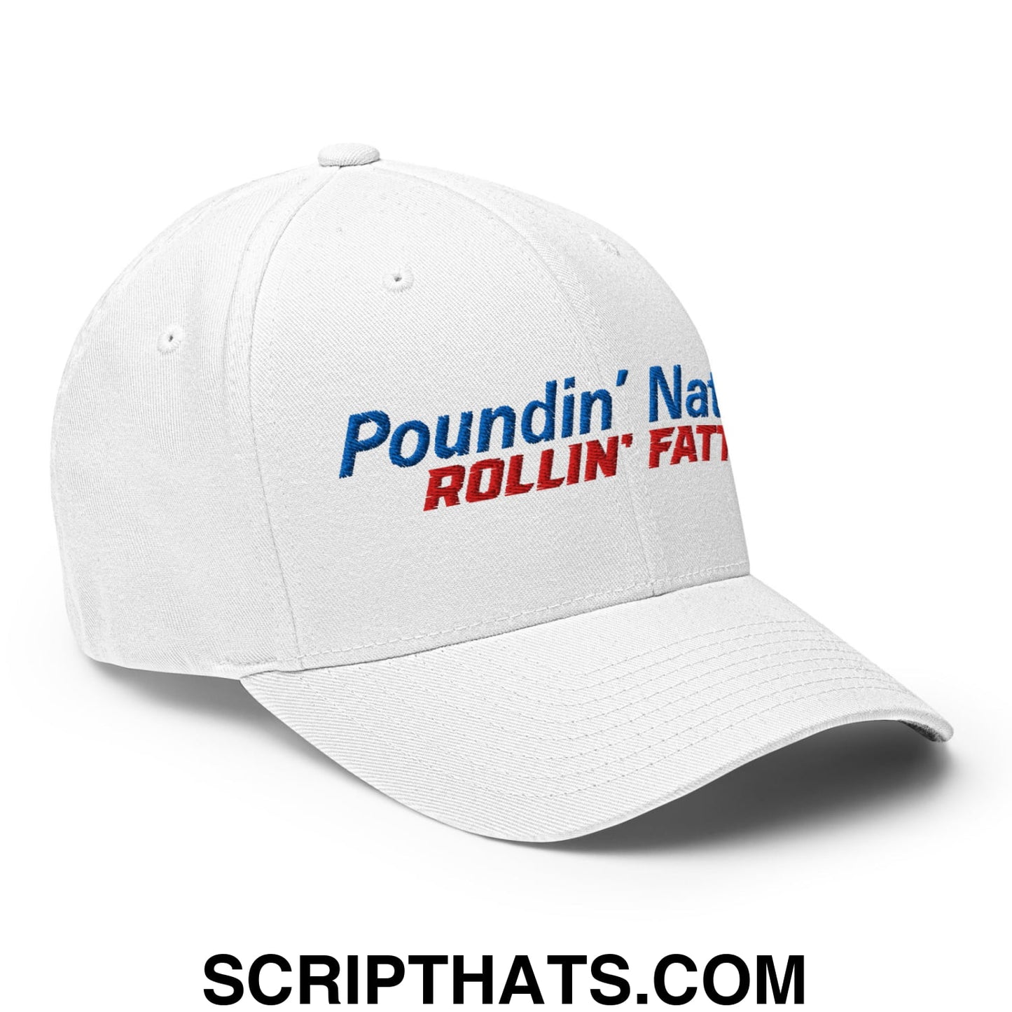 Poundin' Natties Rollin' Fatties Embroidered Stretch Fit Golf Hat