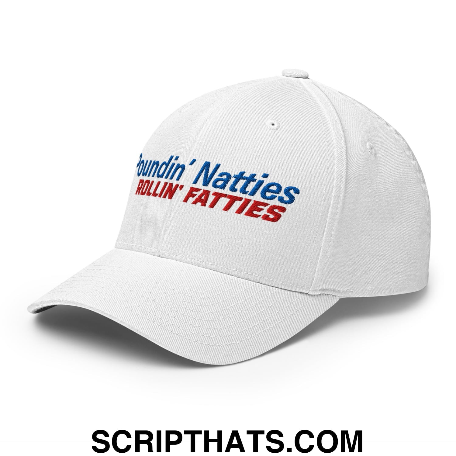 Poundin' Natties Rollin' Fatties Embroidered Stretch Fit Golf Hat