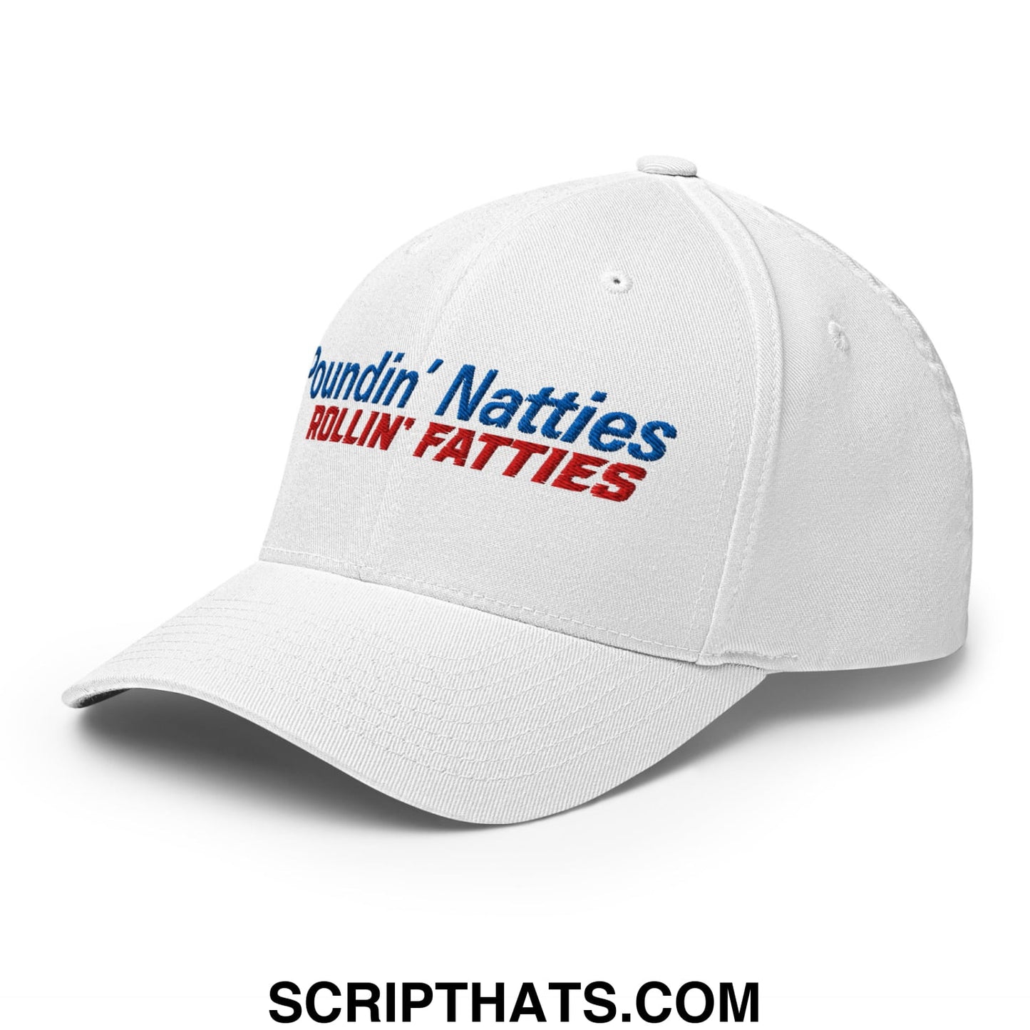Poundin' Natties Rollin' Fatties Embroidered Stretch Fit Golf Hat
