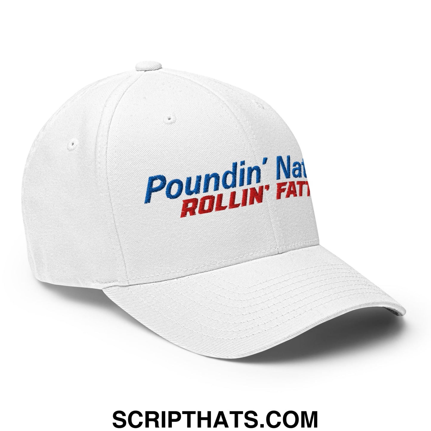 Poundin' Natties Rollin' Fatties Embroidered Stretch Fit Golf Hat