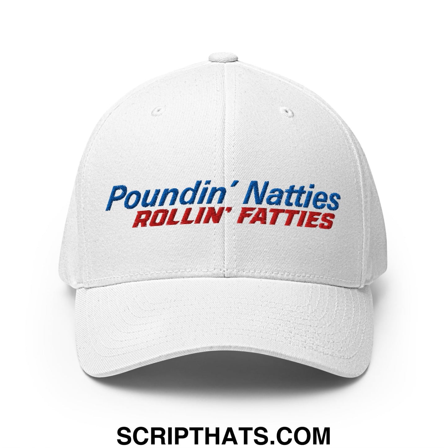 Poundin' Natties Rollin' Fatties Embroidered Stretch Fit Golf Hat
