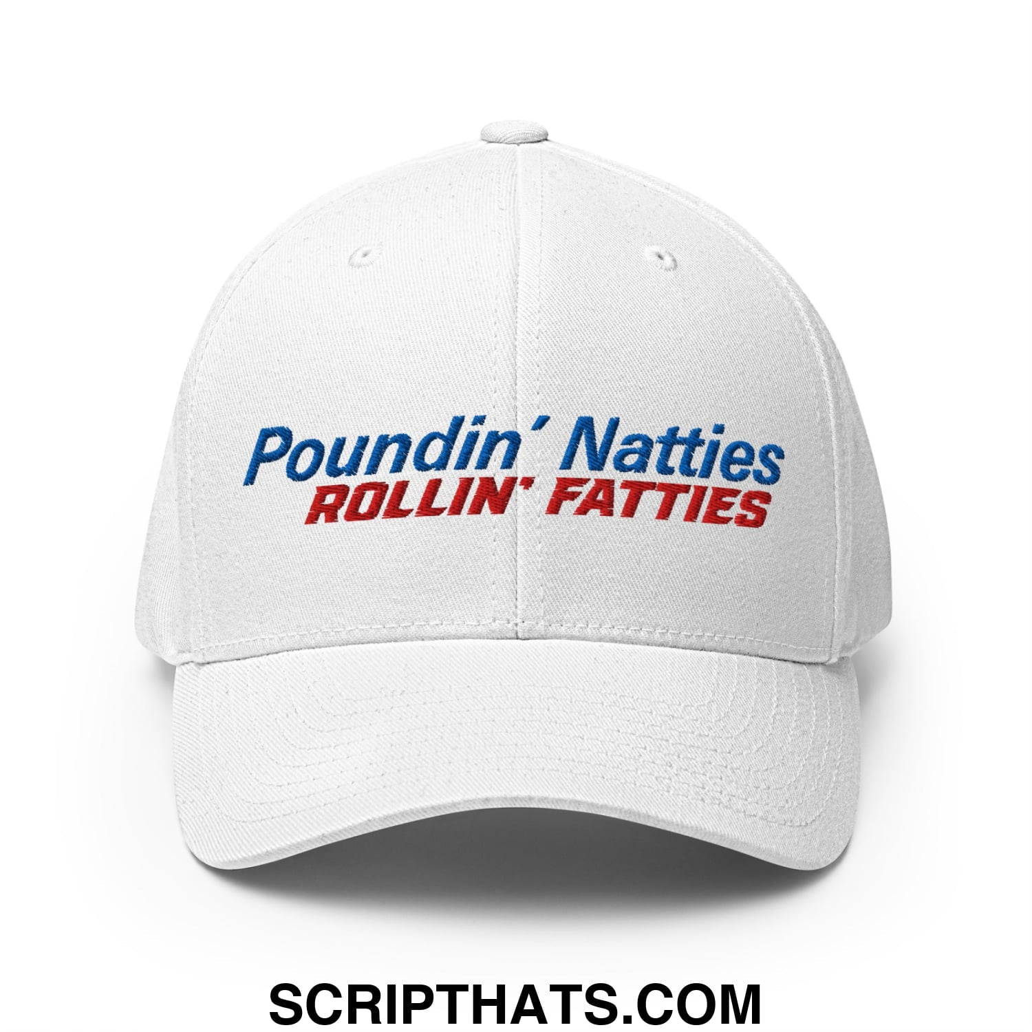 Poundin' Natties Rollin' Fatties Embroidered Stretch Fit Golf Hat