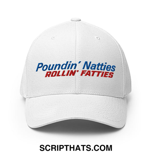 Poundin' Natties Rollin' Fatties Embroidered Stretch Fit Golf Hat