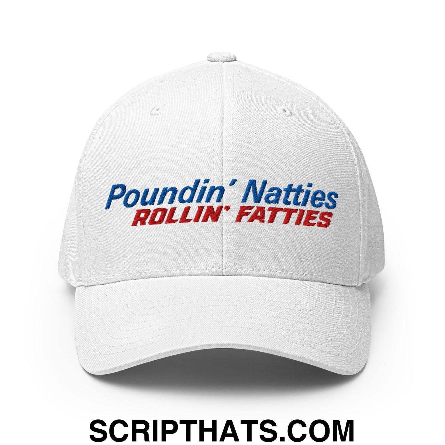 Poundin' Natties Rollin' Fatties Embroidered Stretch Fit Golf Hat
