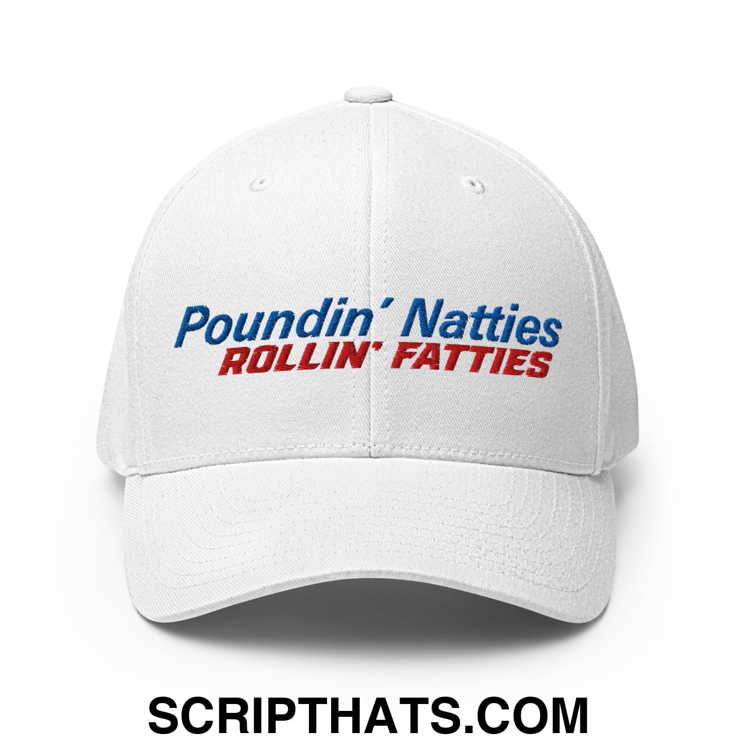 Poundin' Natties Rollin' Fatties Embroidered Stretch Fit Golf Hat