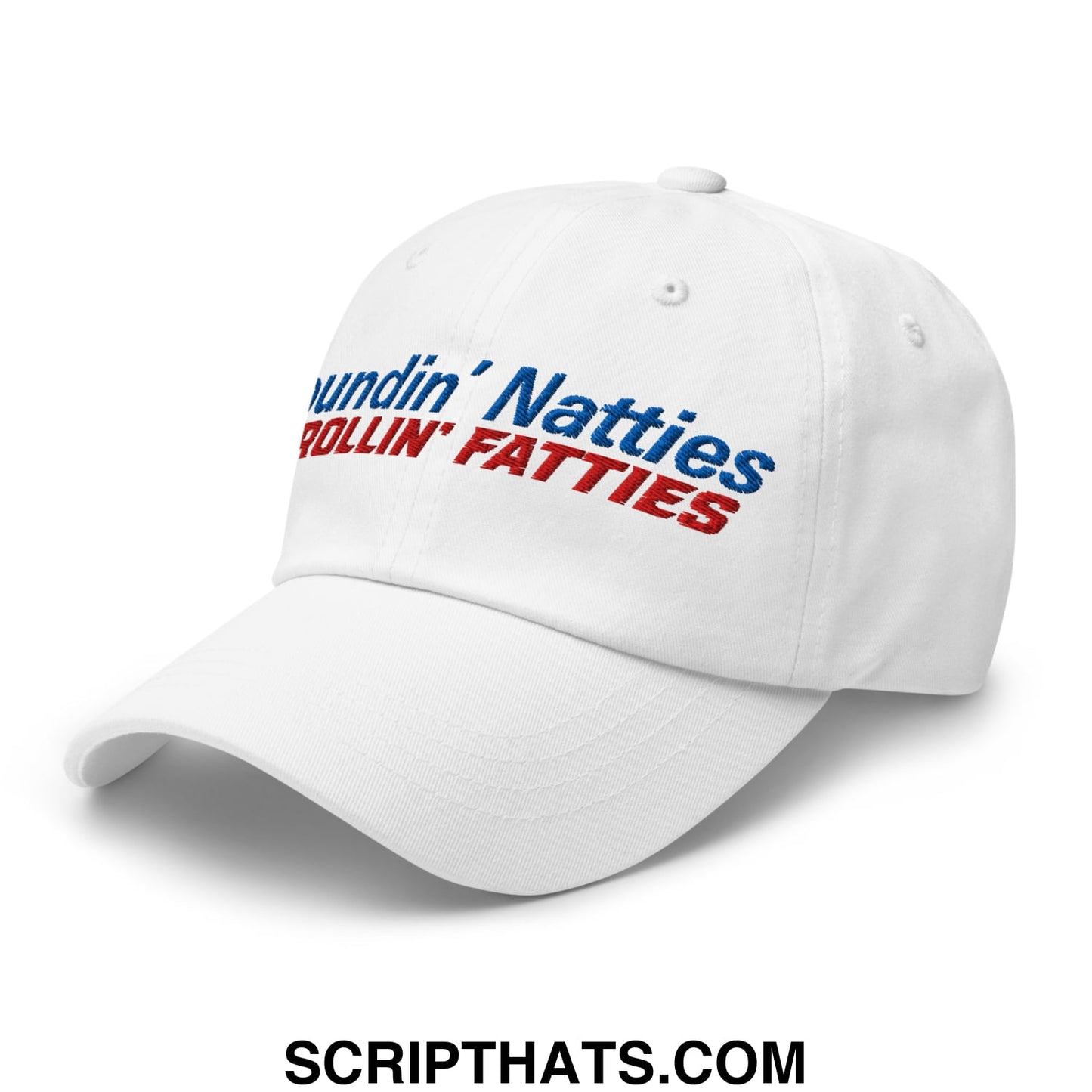 Poundin' Natties Rollin' Fatties Embroidered Unstructured Dad Hat Default Title