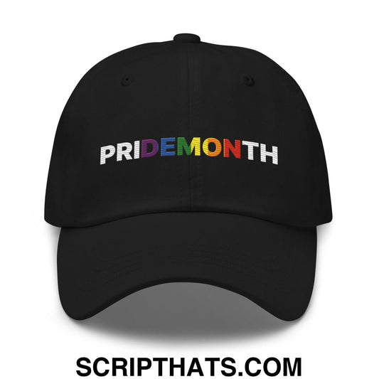 Pride Month Demon Dad Hat Black