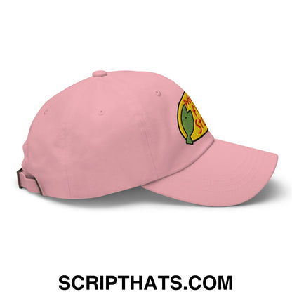 Professional Fish Store Embroidered Unstructured Dad Hat Pink