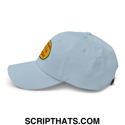 Professional Fish Store Embroidered Unstructured Dad Hat Light Blue