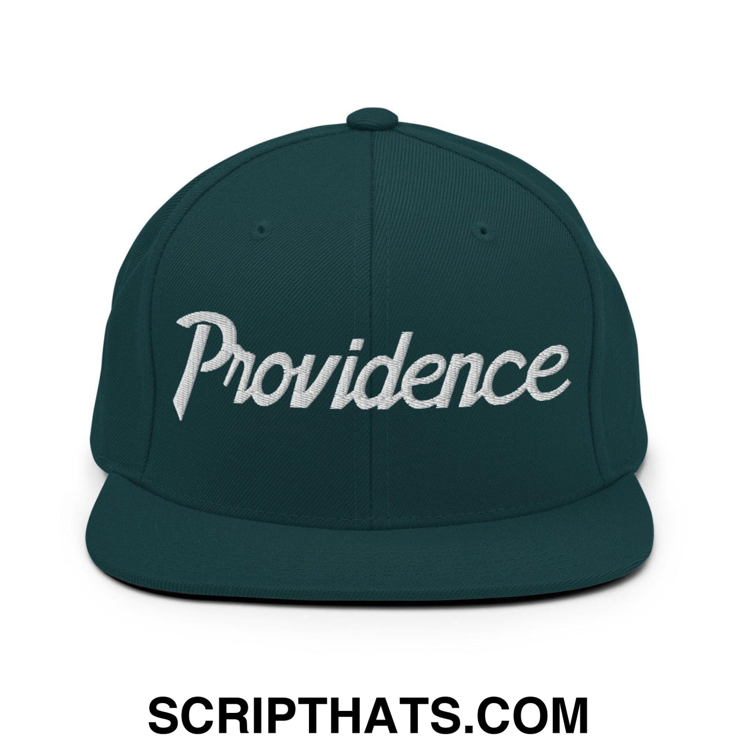 Providence Script Snapback Hat Spruce