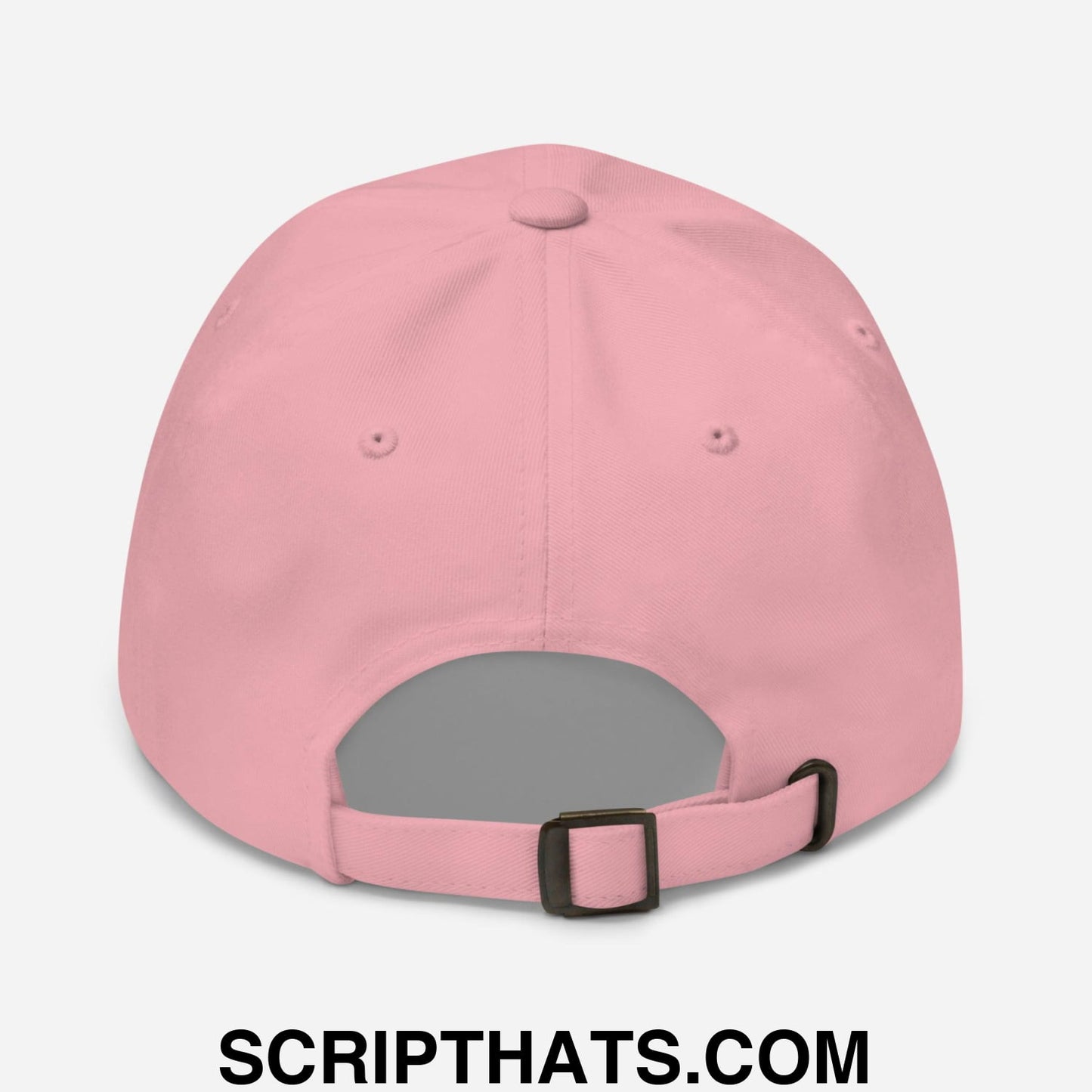 Put It on My Husband's Tab Embroidered Dad Hat Pink