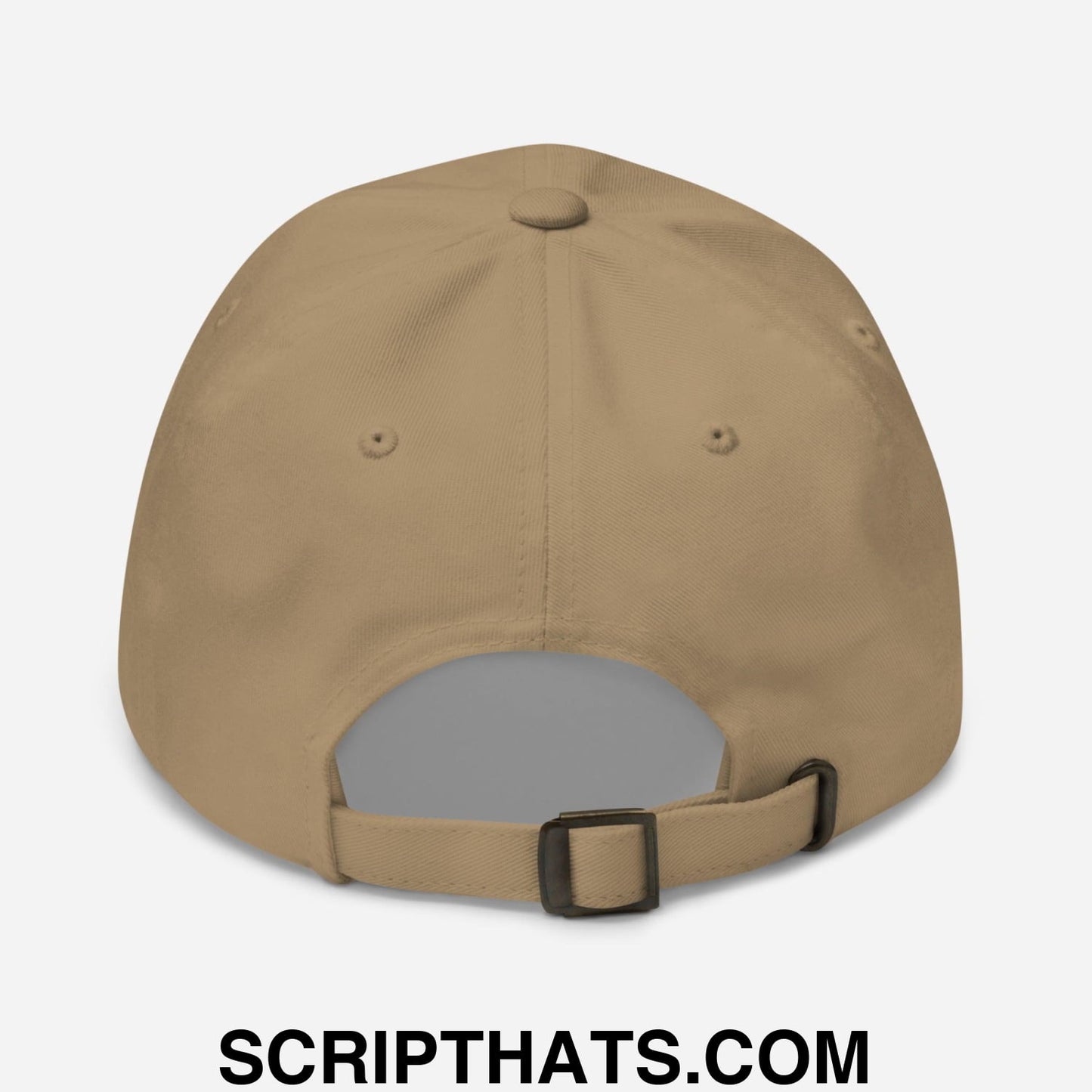 Put It on My Husband's Tab Embroidered Dad Hat Khaki