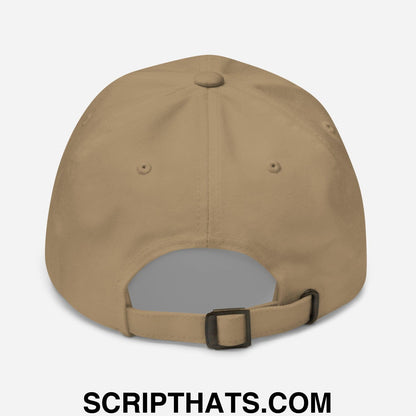 Put It on My Husband's Tab Embroidered Dad Hat Khaki