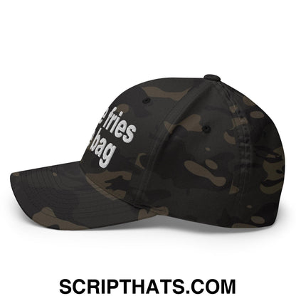 Put the Fries in the Bag Embroidered Stretch Fit Baseball Hat Multicam Black