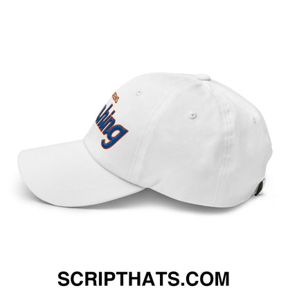 Queens Flushing NYC Vintage Sports Script Embroidered Dad Hat Default Title