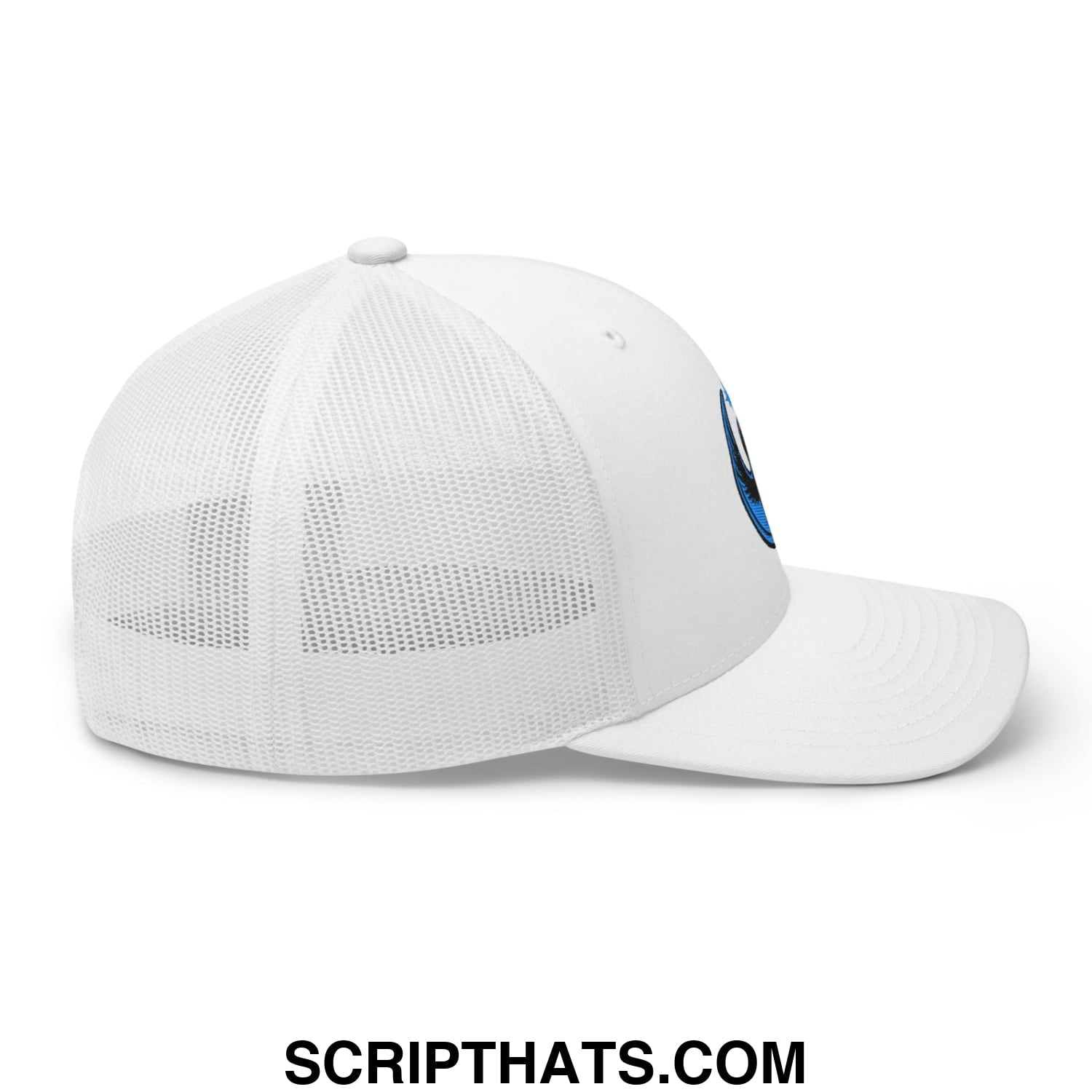 Rebel Loon Minnesota Bird of Resistance Embroidered Mesh Trucker Hat White