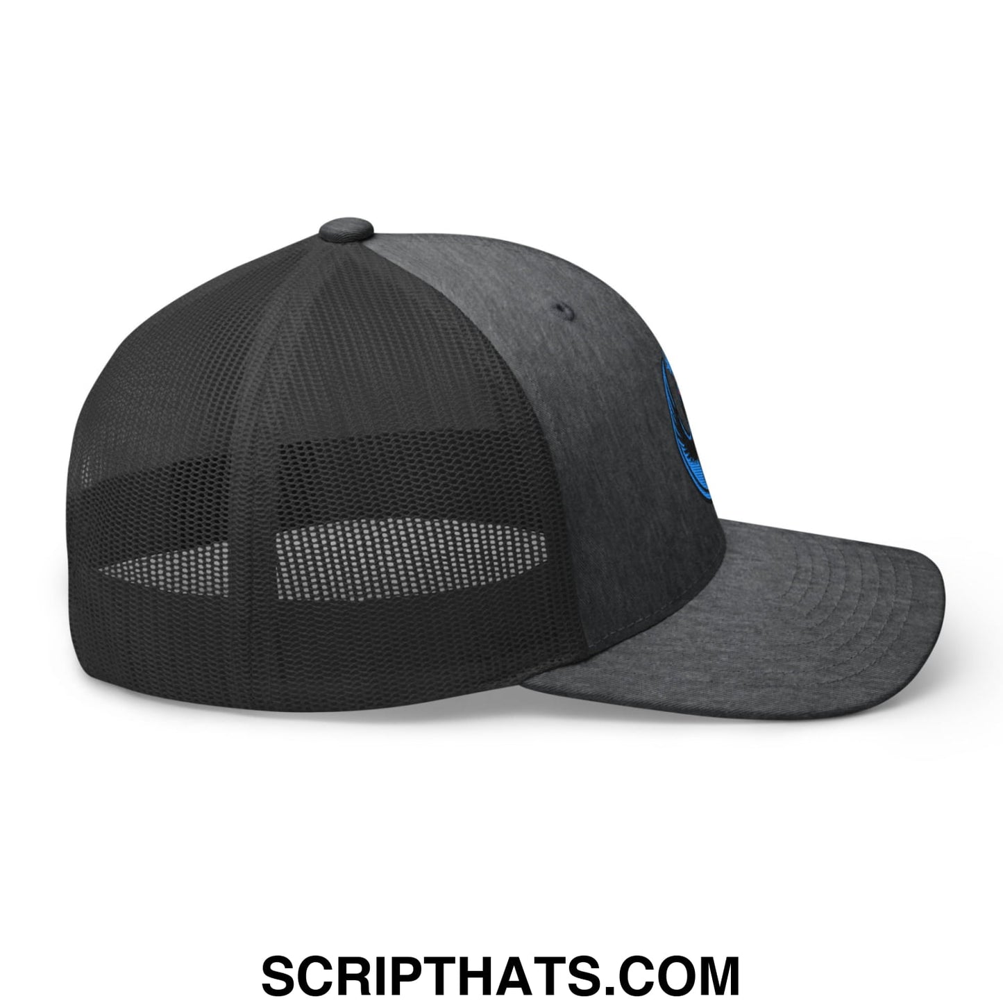 Rebel Loon Minnesota Bird of Resistance Embroidered Mesh Trucker Hat Dark Heather Gray