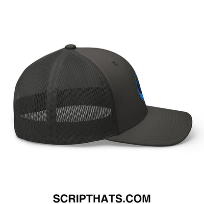 Rebel Loon Minnesota Bird of Resistance Embroidered Mesh Trucker Hat Charcoal
