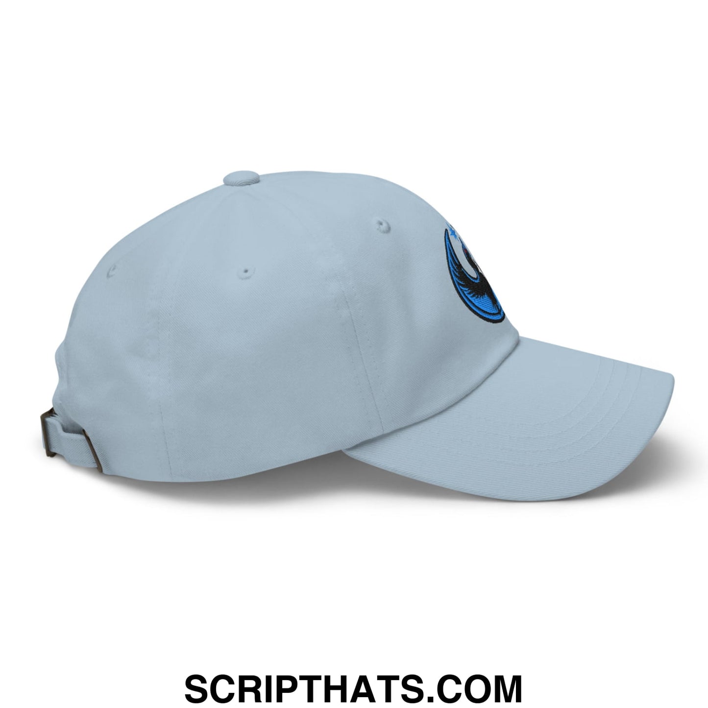 Rebel Loon Minnesota Bird of Resistance Embroidered Unstructured Dad Hat Light Blue