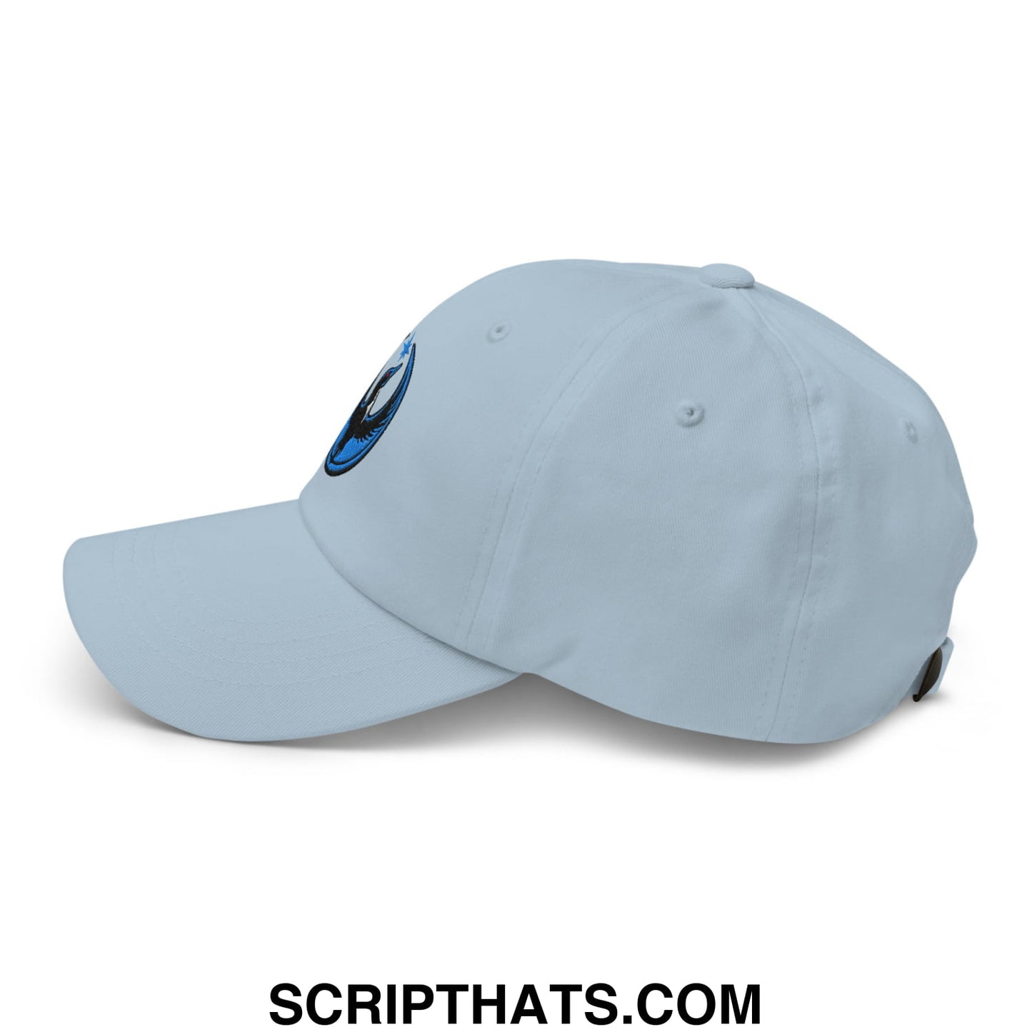 Rebel Loon Minnesota Bird of Resistance Embroidered Unstructured Dad Hat Light Blue